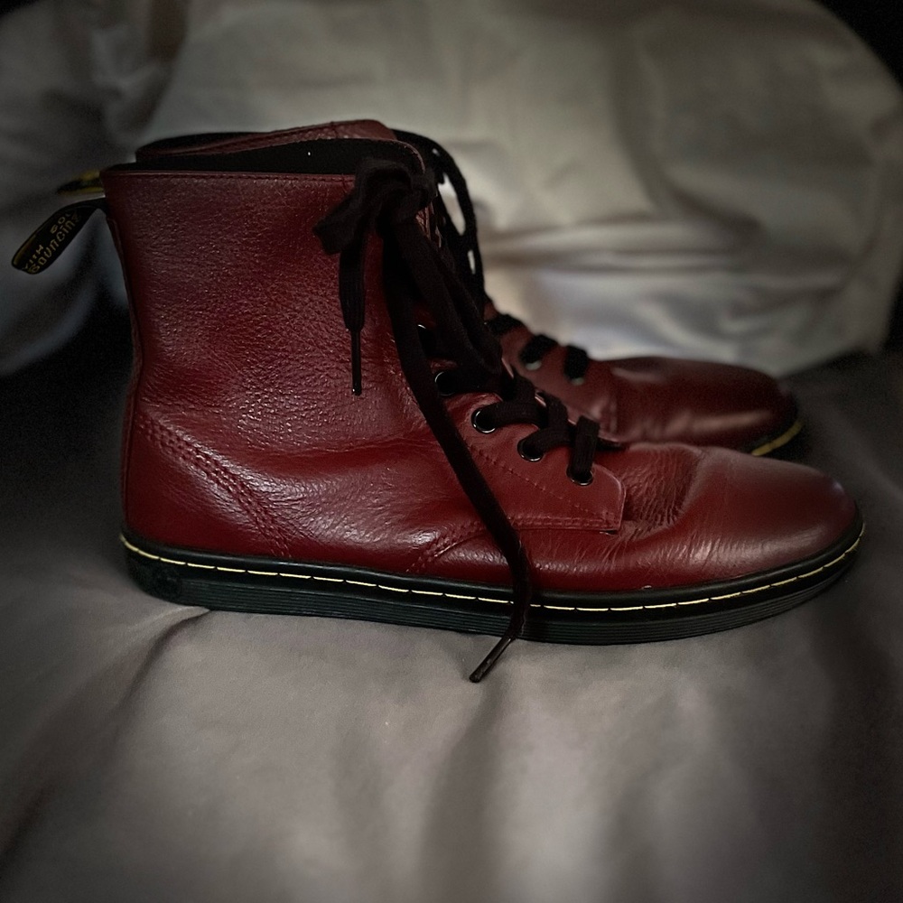 Burgundy Doc Martens